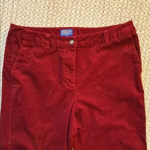 Pendleton Deep Red Corduroy Pants